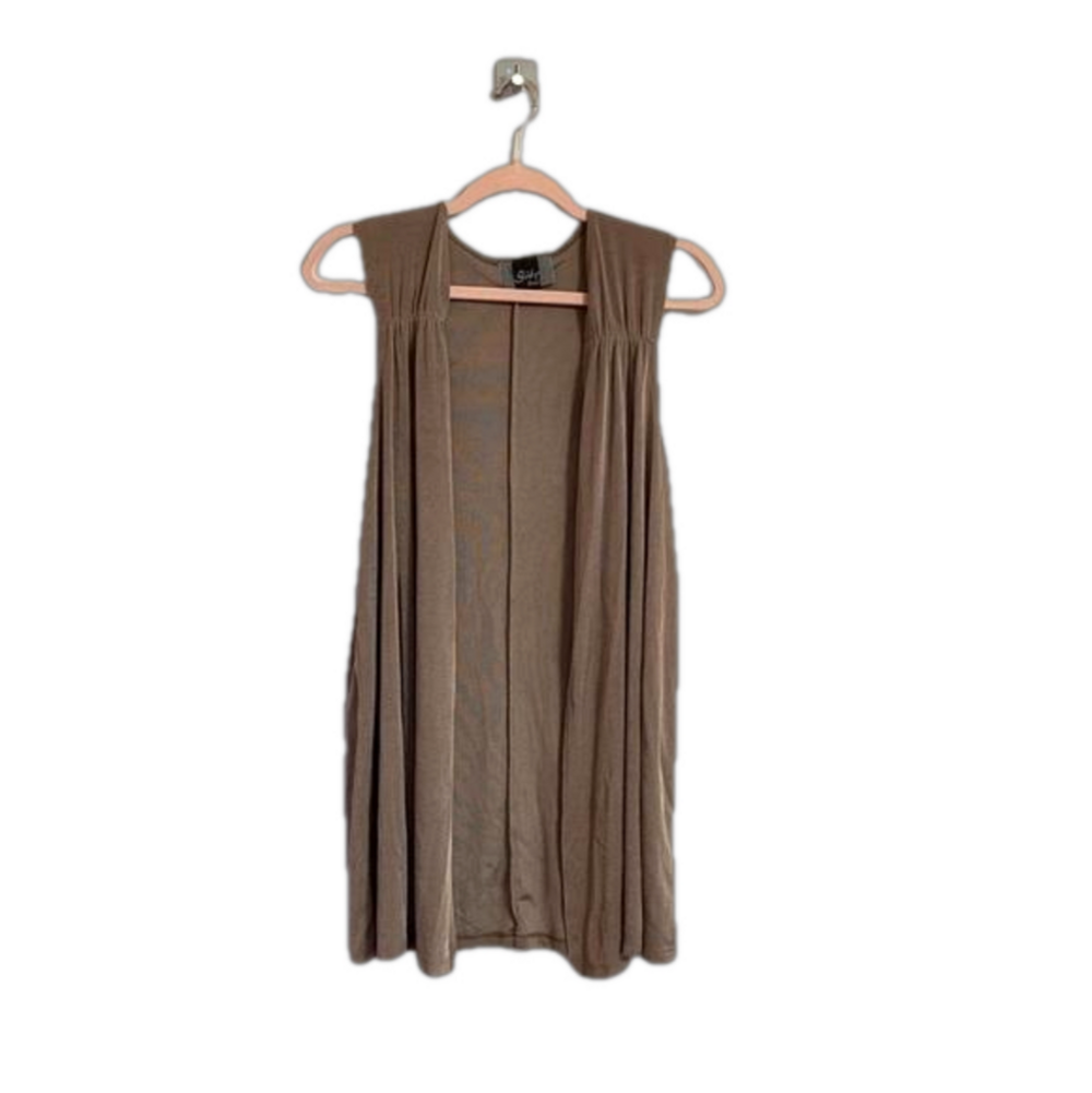 SLINKY Brand Sleeveless Cardigan